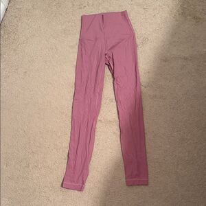 New Lululemon Athletica 0 Mauve Leggings